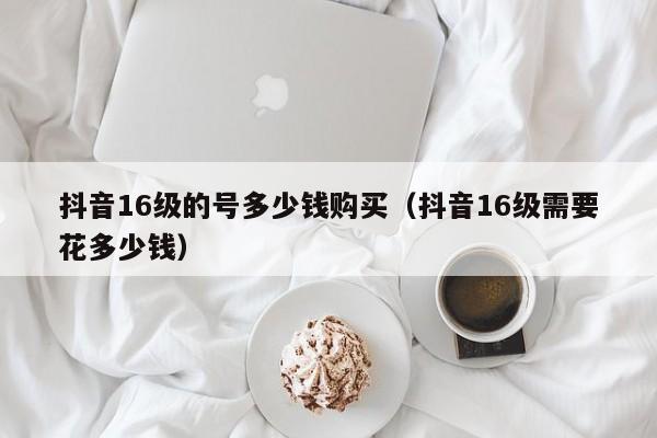 抖音16级的号多少钱购买（抖音16级需要花多少钱）